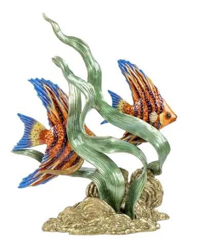 Jay Strongwater Simone & Jacques Swimming Angel Fish | Thumbnail 1 Jay Strongwater Simone & Jacques Swimming Angel Fish | Thumbnail 1