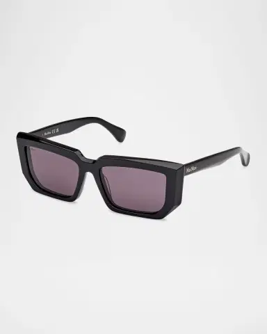Max Mara Acetate Rectangle Sunglasses | Thumbnail 3 Max Mara Acetate Rectangle Sunglasses | Thumbnail 3