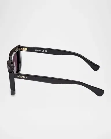 Max Mara Acetate Rectangle Sunglasses | Thumbnail 4 Max Mara Acetate Rectangle Sunglasses | Thumbnail 4