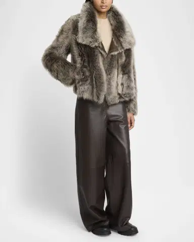 Yves Salomon Toscana Lamb Shearling Jacket | Thumbnail 2 Yves Salomon Toscana Lamb Shearling Jacket | Thumbnail 2