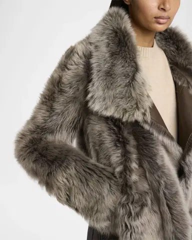 Yves Salomon Toscana Lamb Shearling Jacket | Thumbnail 5 Yves Salomon Toscana Lamb Shearling Jacket | Thumbnail 5