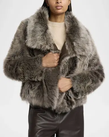 Yves Salomon Toscana Lamb Shearling Jacket | Thumbnail 7 Yves Salomon Toscana Lamb Shearling Jacket | Thumbnail 7