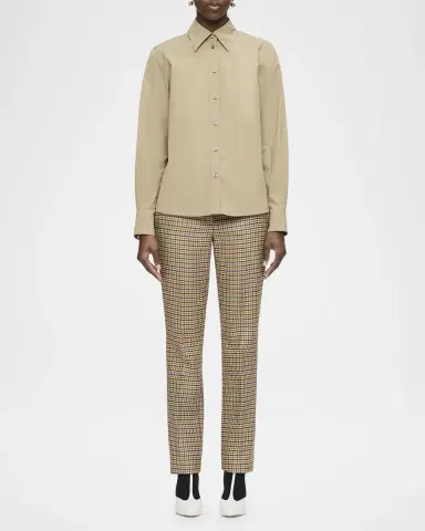 CALLAS Milano Brooks Button-Down Cotton Poplin Shirt | Thumbnail 2 CALLAS Milano Brooks Button-Down Cotton Poplin Shirt | Thumbnail 2