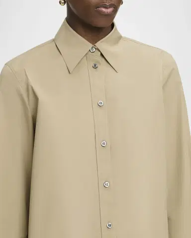 CALLAS Milano Brooks Button-Down Cotton Poplin Shirt | Thumbnail 4 CALLAS Milano Brooks Button-Down Cotton Poplin Shirt | Thumbnail 4
