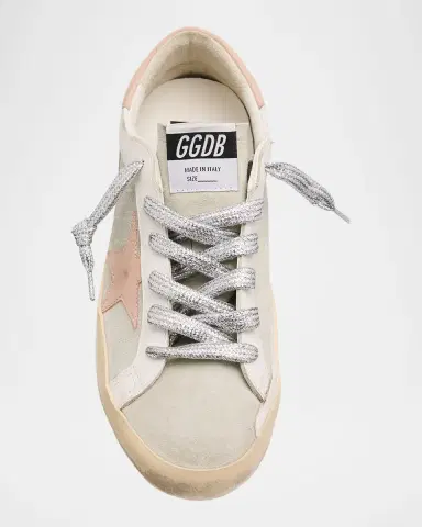 Golden Goose Super-Star Mixed Leather Low-Top Sneakers | Thumbnail 5 Golden Goose Super-Star Mixed Leather Low-Top Sneakers | Thumbnail 5