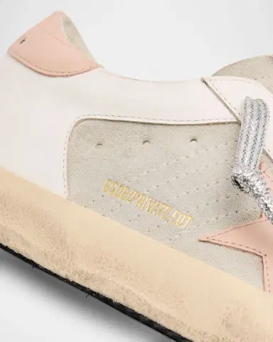 Golden Goose Super-Star Mixed Leather Low-Top Sneakers | Thumbnail 6 Golden Goose Super-Star Mixed Leather Low-Top Sneakers | Thumbnail 6