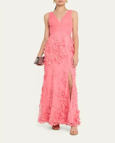 Aidan Mattox Embroidered Floral Applique Gown | Thumbnail 29 Aidan Mattox Embroidered Floral Applique Gown | Thumbnail 29