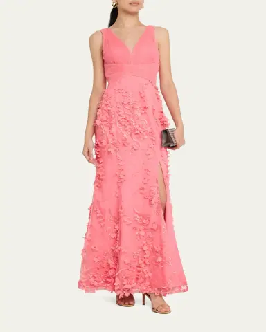 Aidan Mattox Embroidered Floral Applique Gown | Thumbnail 31 Aidan Mattox Embroidered Floral Applique Gown | Thumbnail 31