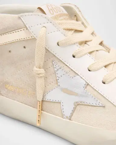 Golden Goose Slide Mixed Leather Mid-Top Sneakers | Thumbnail 5 Golden Goose Slide Mixed Leather Mid-Top Sneakers | Thumbnail 5
