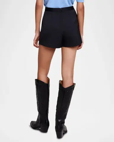 Maje Iupli Pleated Wrap Shorts | Thumbnail 3