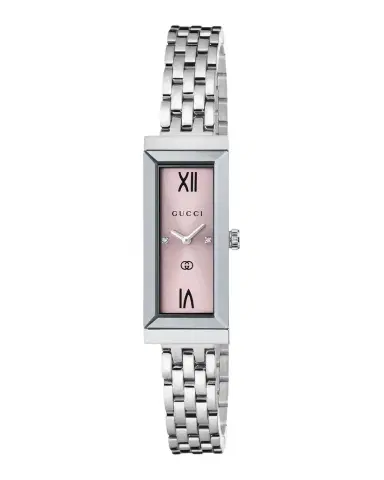 Gucci 14x34mm G-Frame Small Rectangular Watch with Bracelet Strap | Thumbnail 1 Gucci 14x34mm G-Frame Small Rectangular Watch with Bracelet Strap | Thumbnail 1