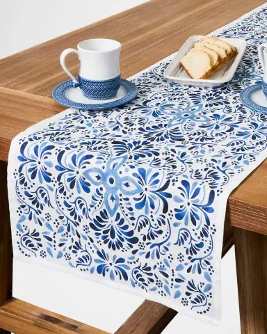 Juliska Iberian Table Runner, 18" x 90" | Thumbnail 1 Juliska Iberian Table Runner, 18" x 90" | Thumbnail 1