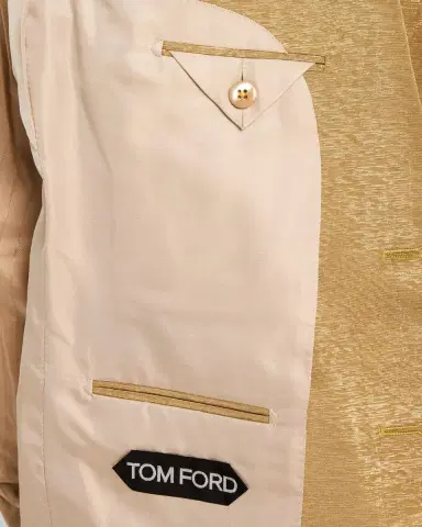 Tom Ford Men's Shelton Metallic Slub Moire Cocktail Jacket | Thumbnail 6 Tom Ford Men's Shelton Metallic Slub Moire Cocktail Jacket | Thumbnail 6