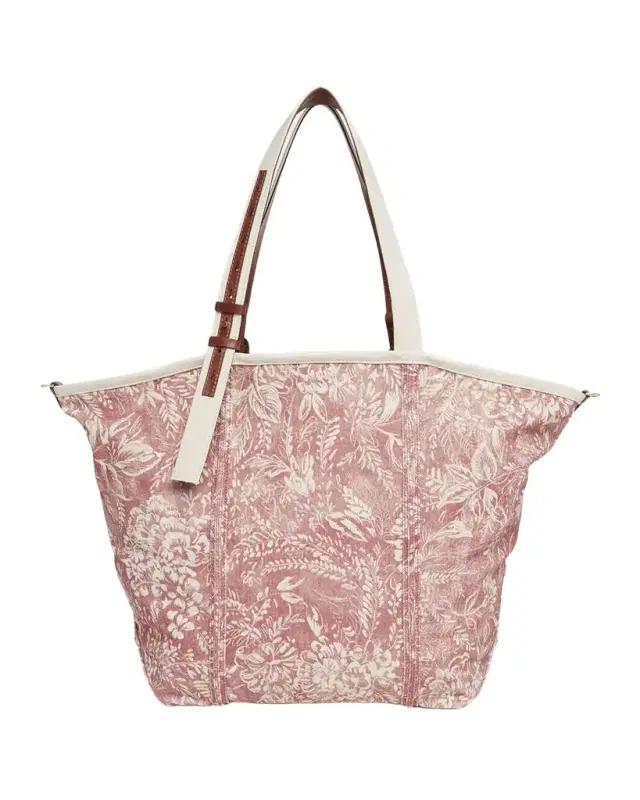 Golden Goose East-West Toile de Jouy Printed Canvas Tote Bag