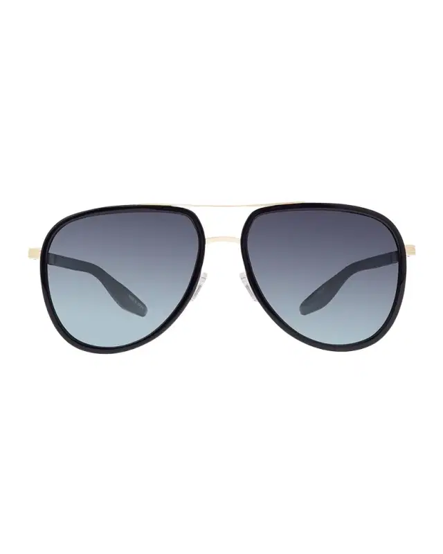 Barton Perreira Men 's Cani Acetate and Titanium Aviator Sunglasses
