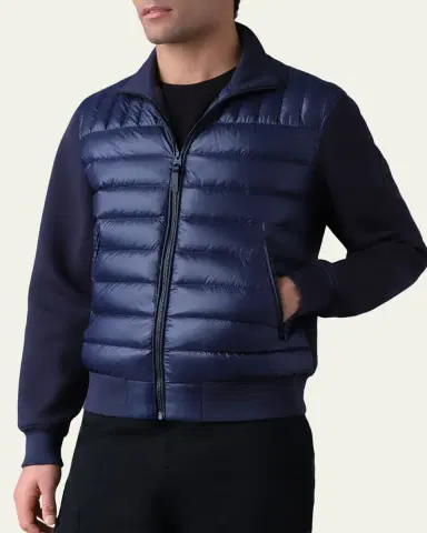 Mackage Men's Collin-R Down Mixed Media Bomber Jacket | Thumbnail 5 Mackage Men's Collin-R Down Mixed Media Bomber Jacket | Thumbnail 5