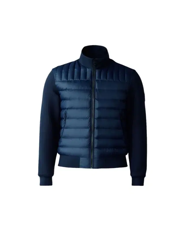 Men's Collin-R Down Mixed Media Bomber Jacket
