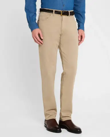 Peter Millar Men's Signature Sateen 5-Pocket Pants | Thumbnail 3