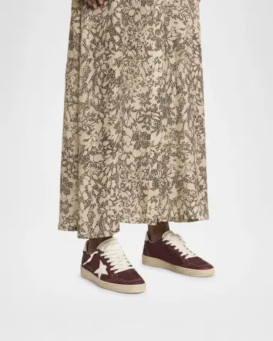 Golden Goose Ball Star Glitter Low-Top Sneakers | Thumbnail 2 Golden Goose Ball Star Glitter Low-Top Sneakers | Thumbnail 2