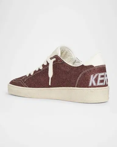 Golden Goose Ball Star Glitter Low-Top Sneakers | Thumbnail 4 Golden Goose Ball Star Glitter Low-Top Sneakers | Thumbnail 4