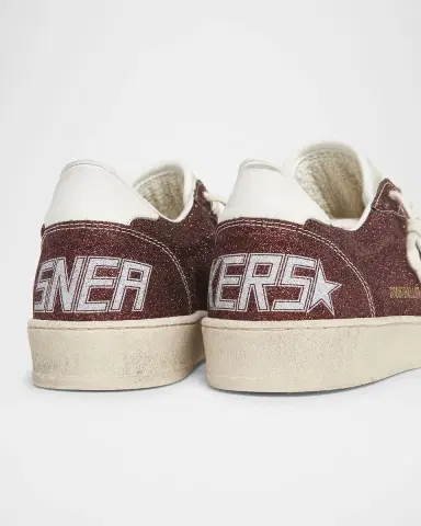 Golden Goose Ball Star Glitter Low-Top Sneakers | Thumbnail 5 Golden Goose Ball Star Glitter Low-Top Sneakers | Thumbnail 5