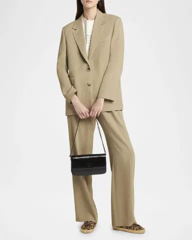 Golden Goose Gioia Shiny Wavy Leather Shoulder Bag | Thumbnail 2 Golden Goose Gioia Shiny Wavy Leather Shoulder Bag | Thumbnail 2