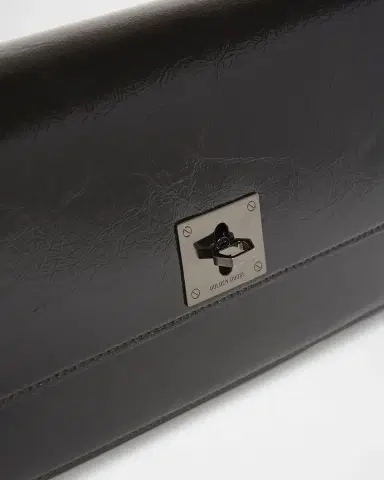 Golden Goose Gioia Shiny Wavy Leather Shoulder Bag | Thumbnail 6 Golden Goose Gioia Shiny Wavy Leather Shoulder Bag | Thumbnail 6