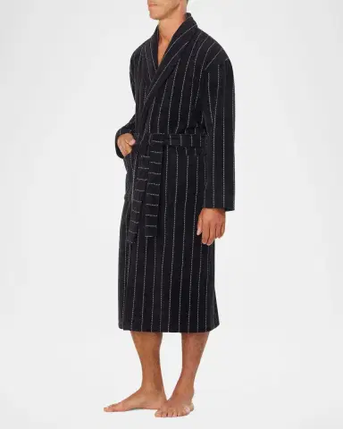 Majestic International Men's Terry Velour Shawl Robe | Thumbnail 2 Majestic International Men's Terry Velour Shawl Robe | Thumbnail 2