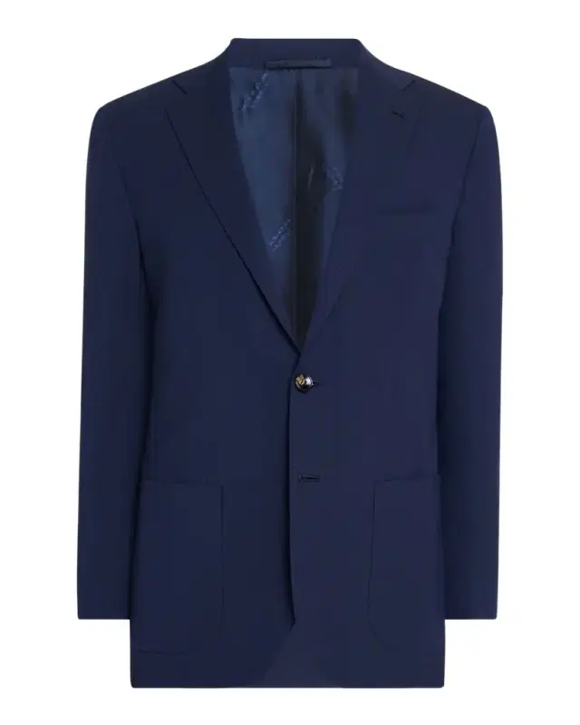 Men 's Solid Wool Blazer