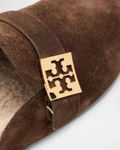 Tory Burch Mellow Suede Shearling Mules | Thumbnail 5 Tory Burch Mellow Suede Shearling Mules | Thumbnail 5
