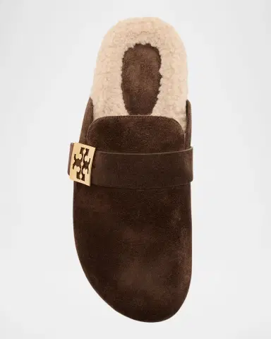 Tory Burch Mellow Suede Shearling Mules | Thumbnail 6 Tory Burch Mellow Suede Shearling Mules | Thumbnail 6