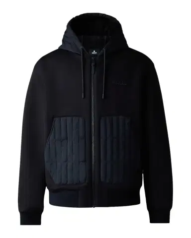 Mackage Men's Cruz Light Down Jersey Hoodie | Thumbnail 1 Mackage Men's Cruz Light Down Jersey Hoodie | Thumbnail 1