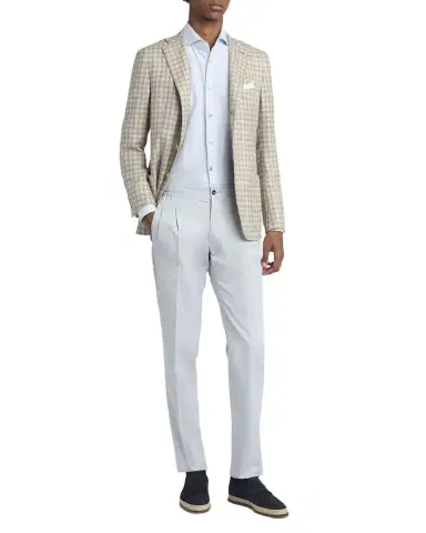 Kiton Men's Cashmere-Blend Check Sport Coat | Thumbnail 1