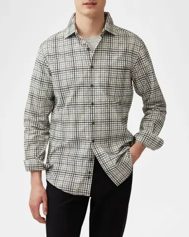 Rodd & Gunn Men's Brookdale Multi-Check Corduroy Casual Button-Down Shirt | Thumbnail 3 Rodd & Gunn Men's Brookdale Multi-Check Corduroy Casual Button-Down Shirt | Thumbnail 3