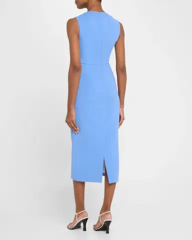 E.Stott Mila Sleeveless Crossover Midi Dress | Thumbnail 2 E.Stott Mila Sleeveless Crossover Midi Dress | Thumbnail 2