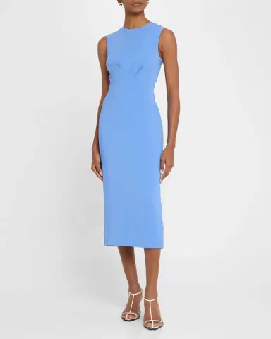 E.Stott Mila Sleeveless Crossover Midi Dress | Thumbnail 3 E.Stott Mila Sleeveless Crossover Midi Dress | Thumbnail 3