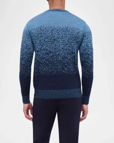 Bugatchi Men's Wool Degrade Crewneck Sweater | Thumbnail 2