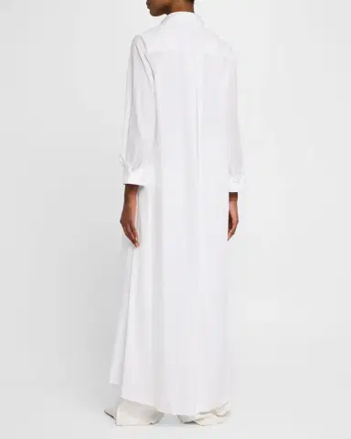 TWP Jenny's Gown Oversized Embellished Cotton Poplin Shirtdress | Thumbnail 2