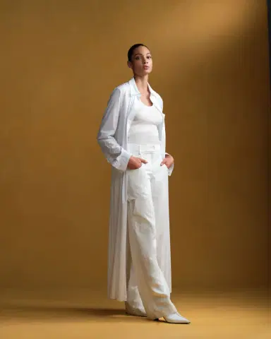 TWP Jenny's Gown Oversized Embellished Cotton Poplin Shirtdress | Thumbnail 4