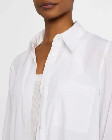 TWP Jenny's Gown Oversized Embellished Cotton Poplin Shirtdress | Thumbnail 5