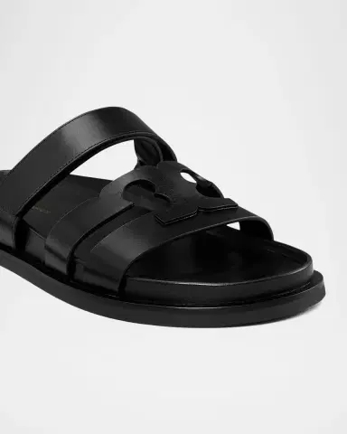Tory Burch Ines Leather Triple-Band Sport Mule Sandals | Thumbnail 4 Tory Burch Ines Leather Triple-Band Sport Mule Sandals | Thumbnail 4