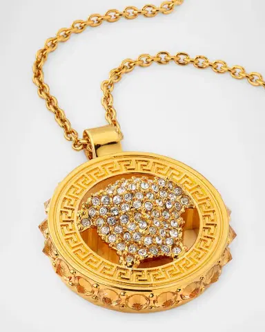 Versace Crystal Medusa '95 Pendant Necklace | Thumbnail 3 Versace Crystal Medusa '95 Pendant Necklace | Thumbnail 3