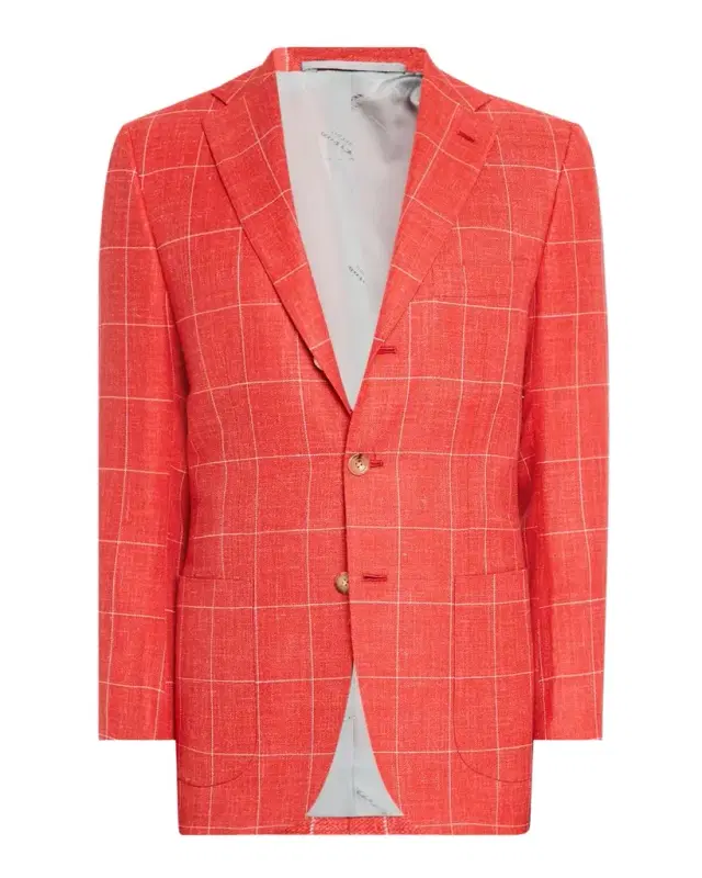 Men 's Cashmere-Blend Windowpane Sport Coat