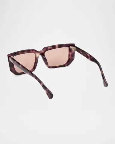 Max Mara Acetate Rectangle Sunglasses | Thumbnail 2 Max Mara Acetate Rectangle Sunglasses | Thumbnail 2