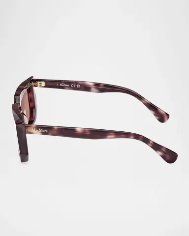 Max Mara Acetate Rectangle Sunglasses | Thumbnail 4 Max Mara Acetate Rectangle Sunglasses | Thumbnail 4