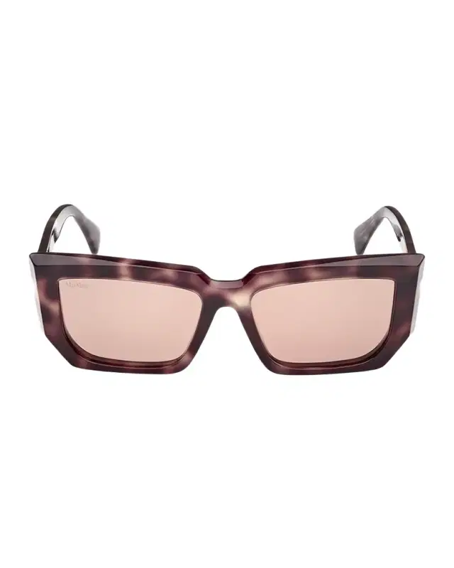Max Mara Acetate Rectangle Sunglasses