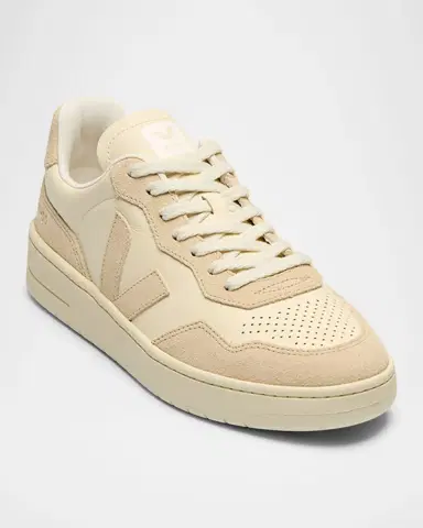 Veja V-90 Bicolor Low-Top Sneakers | Thumbnail 2 Veja V-90 Bicolor Low-Top Sneakers | Thumbnail 2