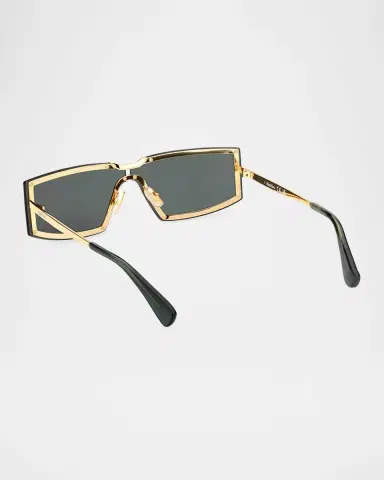 Max Mara Metal Rectangle Sunglasses | Thumbnail 2 Max Mara Metal Rectangle Sunglasses | Thumbnail 2