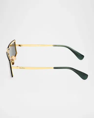 Max Mara Metal Rectangle Sunglasses | Thumbnail 4 Max Mara Metal Rectangle Sunglasses | Thumbnail 4
