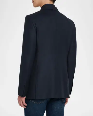 Tom Ford Men's O Connor Sharkskin Single-Breasted Sport Coat | Thumbnail 3